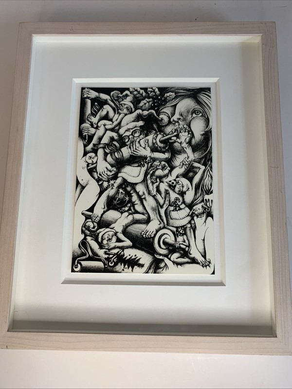 Ria Hasegawa ( Little Bob’s Xmas) 2007 Lithograph On Paper#4356