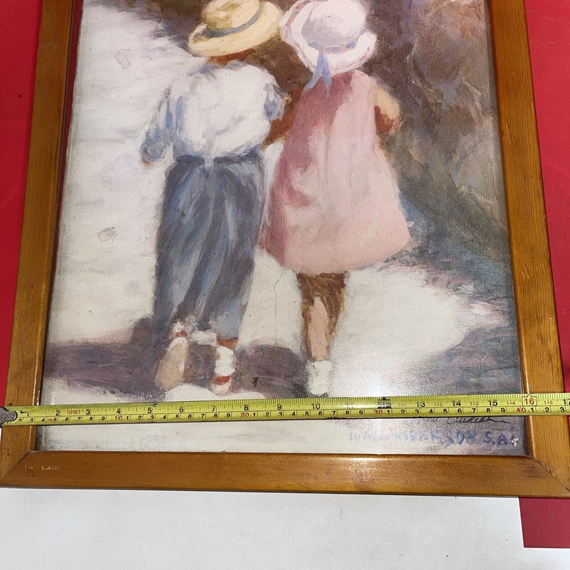 IVAN ANDERSON S.A.i. "SECRETS" Boy & Girl Print SIGNED & FRAMED gallery