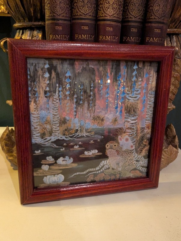 Spring by Michalina Janoszanka c.1929 | Art Deco Framed Art Print 18cm