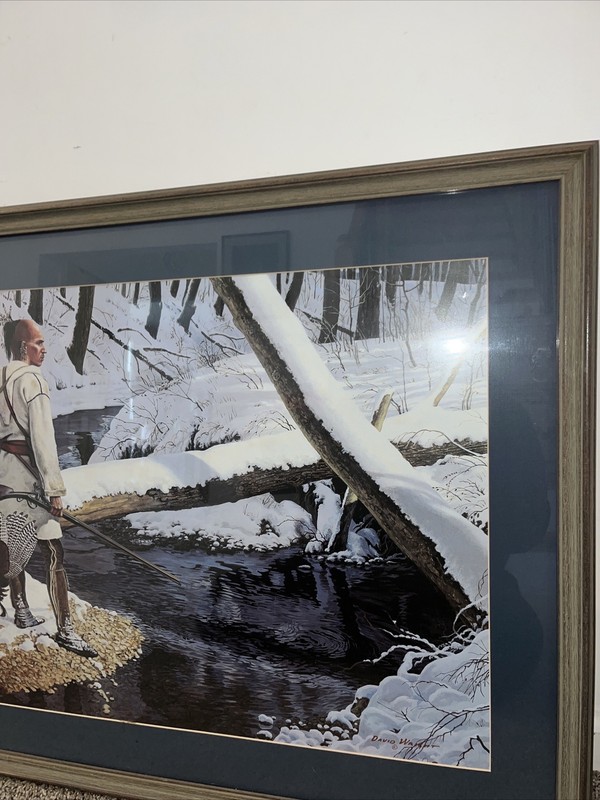 “Shawnee Hunter” By David Wright W/ COA Gray Stone Press gallery
