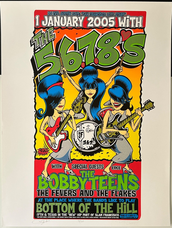 The 5,6,7,8's San Fran. 2004 by Ron Donovan/Dirty Donny Collaboration