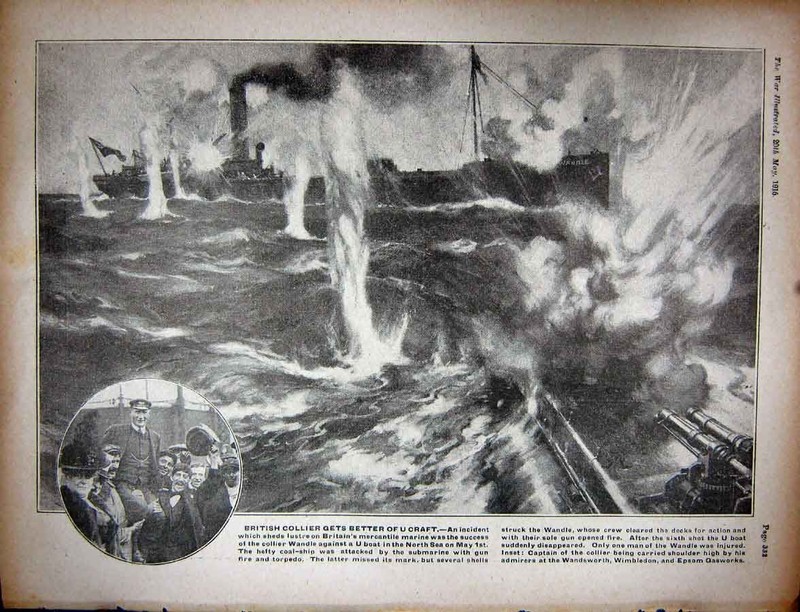 Old Antique Print Ww1 1916 Vivandiere French Women Music British Boats