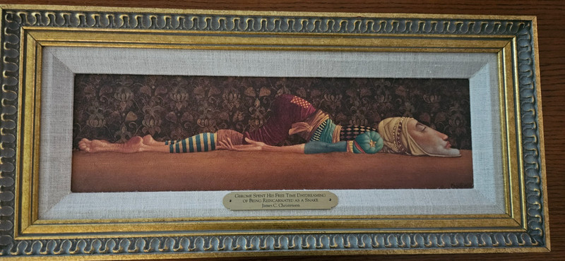 James Christensen Artist GEROME giclee CANVAS 1998 S/N Mint Ltd Ed #398 of 1250 gallery