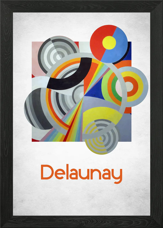 Robert Delaunay Framed Wall Art Poster Canvas Print Picture
