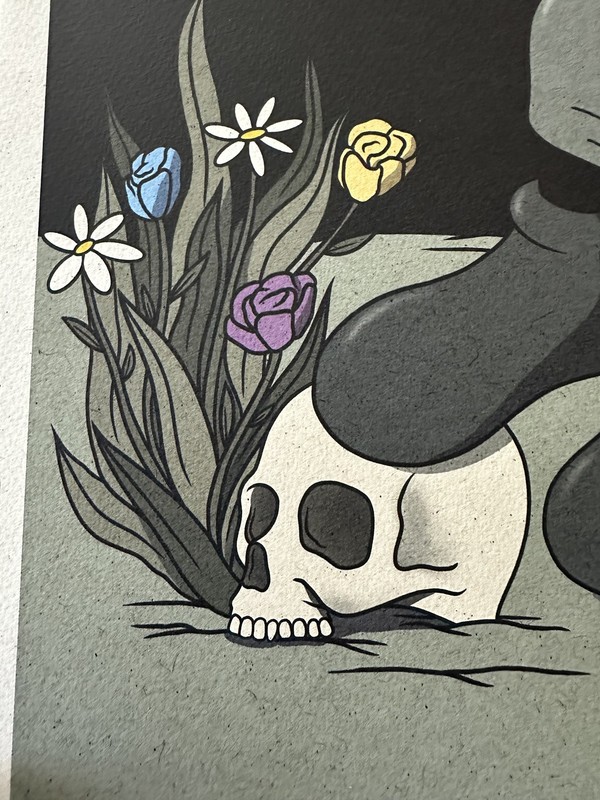 Death Mondo 18x24 Poster Ezra Brown Limited Edition Screen Print gallery