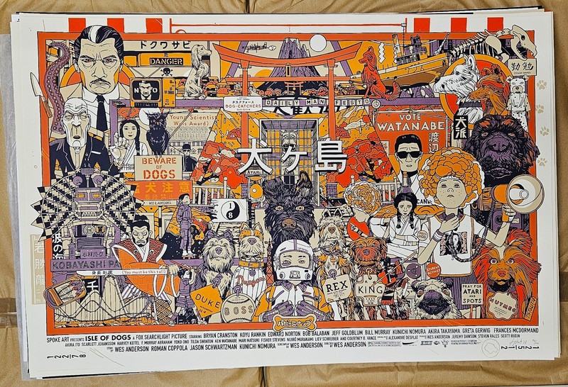 3D – Isle of the dogs by Tyler Stout – Regular – Mondo – WYSIWYG