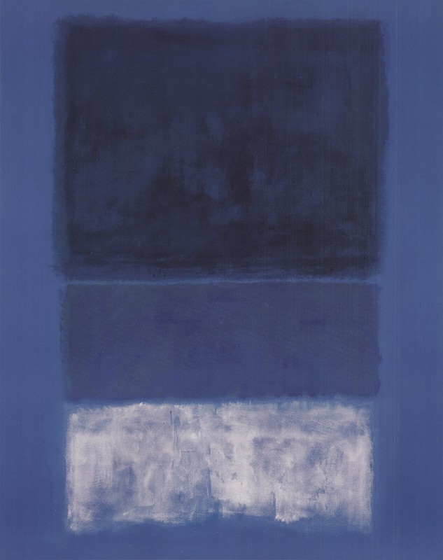 Mark Rothko: White and Greens in Blue 22×30 Archival Quality Fine Art Print