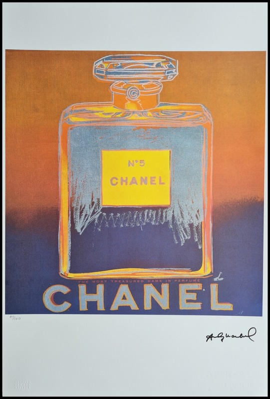 Andy Warhol * Chanel No. 5 * 57 x 38 cm * signed lithograph * limited # 40/100