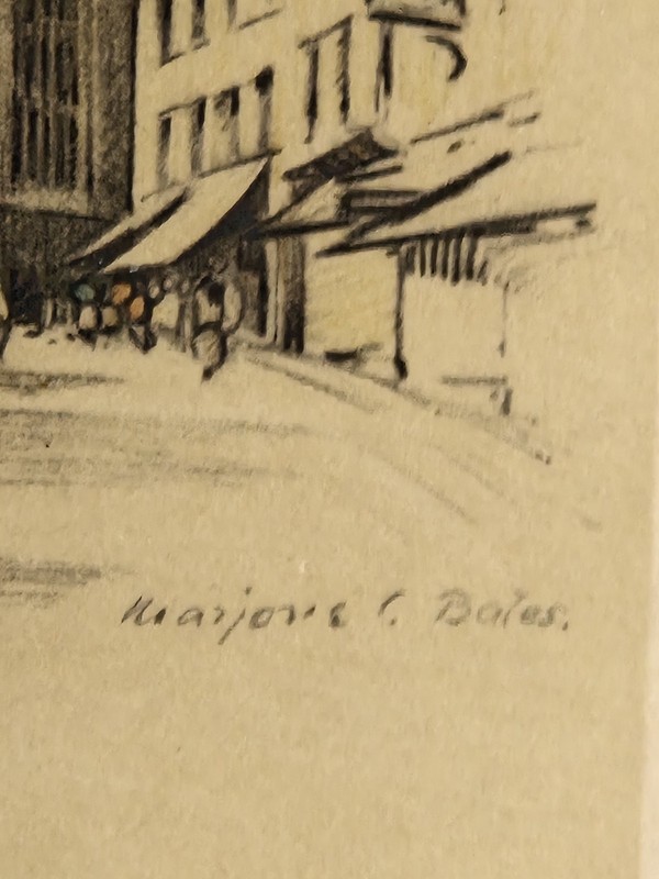 Vintage 1950s, Offset Litho, University Tower Bristol, By Marjorie Bates (1930s) gallery