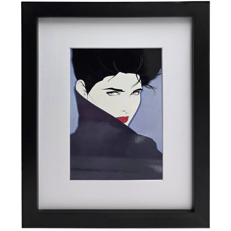 PATRICK NAGEL Playboy Illustration Vintage 1985 Retro Newly Framed Art Print