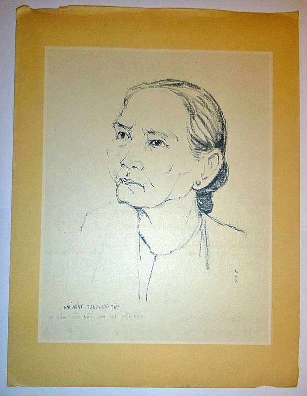 Mother Nam Cooks Troops Rice – Vietnam War Liberation War Art – 1964 – VC – 2