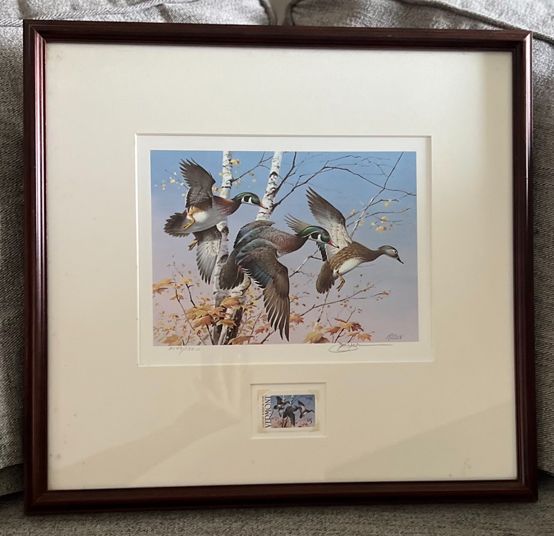 VT Waterfowl Stamp Print Lot 1986-1993 8 Signed Ltd Ed 4 Framed 3 Unframed