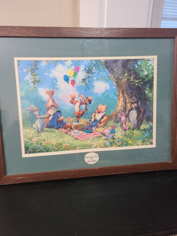 LIMITED EDITION SIGNED WINNIE THE POOH SPLENDIFEROUS PICNIC- JC