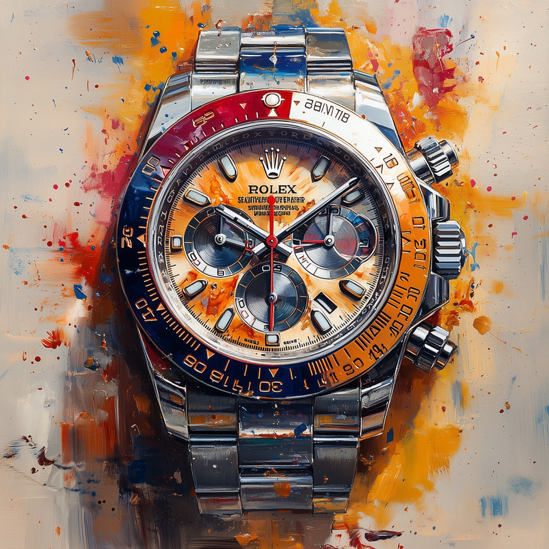 Rolex Watch Pop Art 30×30 Giclée Art Print Ltd 1/25 Signed COA Rombley V16