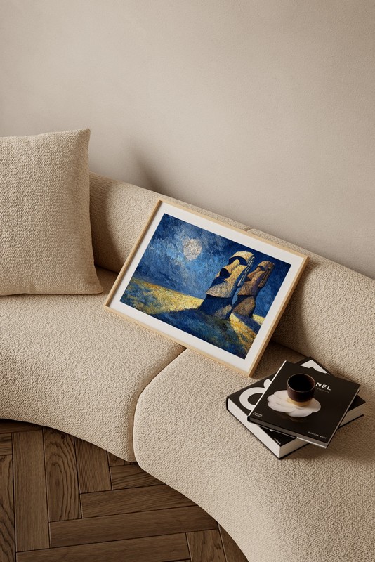 Easter Island 36x24 Giclée Art Print Ltd 1/25 Signed COA Rombley H18 gallery