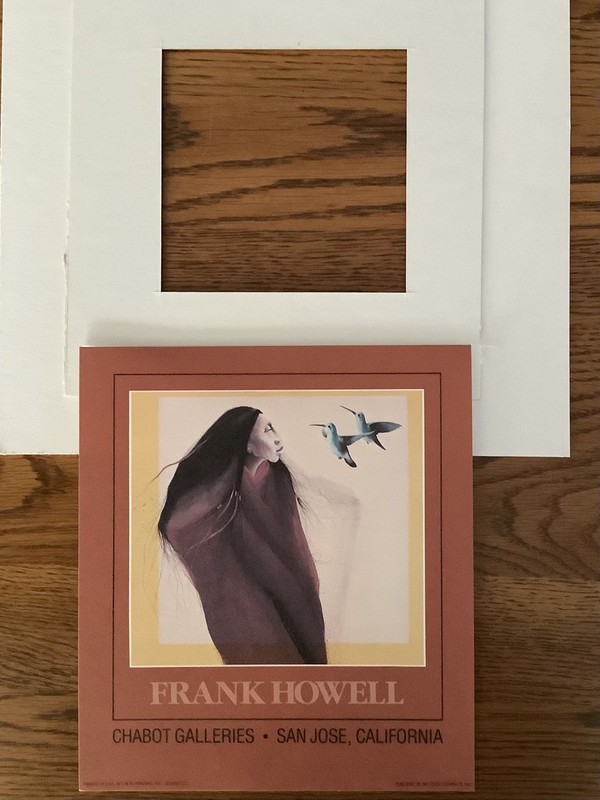Frank Howell - Framed Chabot Galleries - San Jose, California Advertising Print gallery