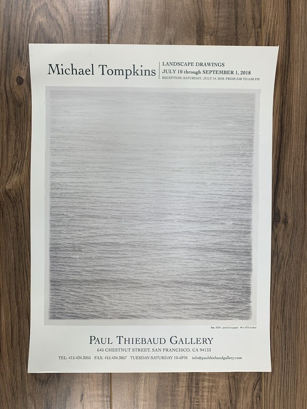 Michael Tompkins “Landscape: Sea” 2018 Paul Thiebaud Gallery 12 x 16 Art Print