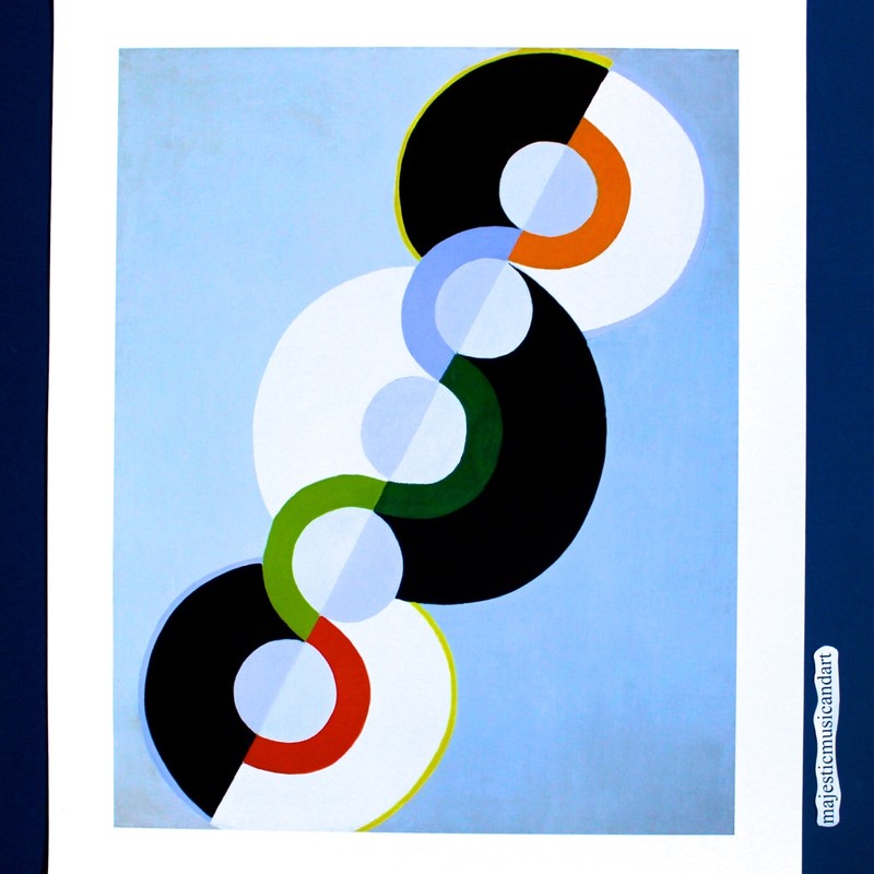 ROBERT DELAUNAY TATE MODERN ENGLAND ART PRINT POSTER