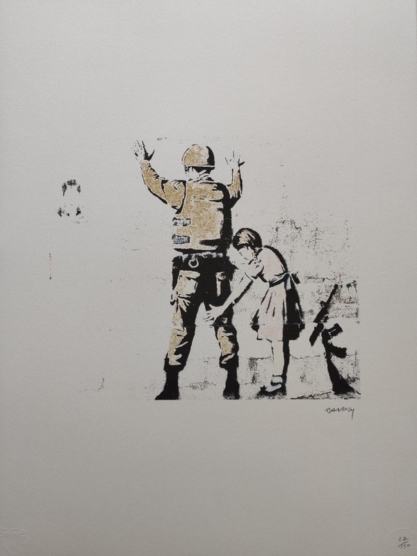 Banksy Art Print – Stop and Search – Certificate