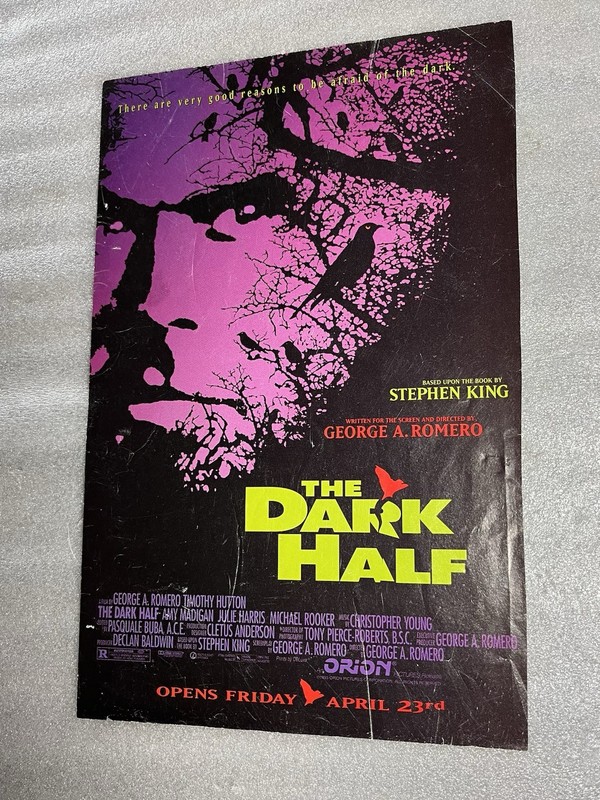 The Dark Half - Stephen King / George Romero Movie Release Ad Clipping (10x7) gallery