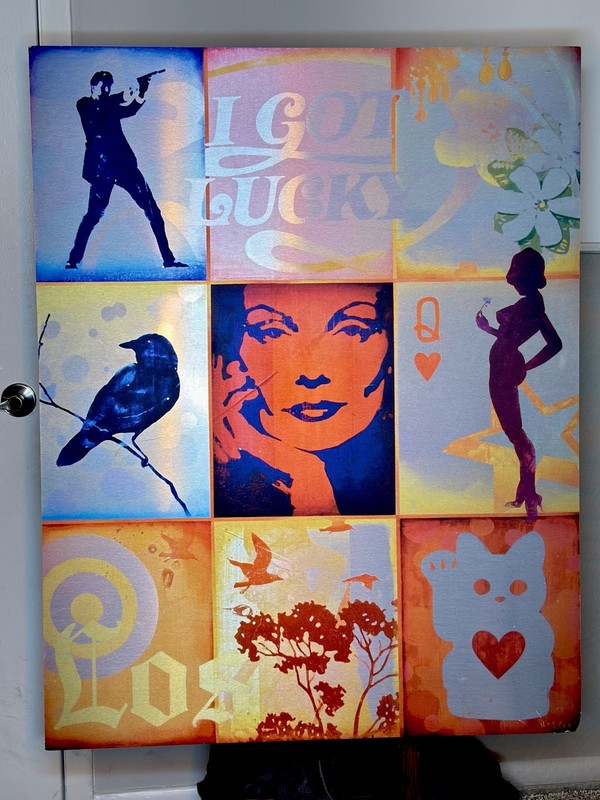 Mark Hobley Limited Edition Giclée Print Queen of Hearts Pop Art Aluminum