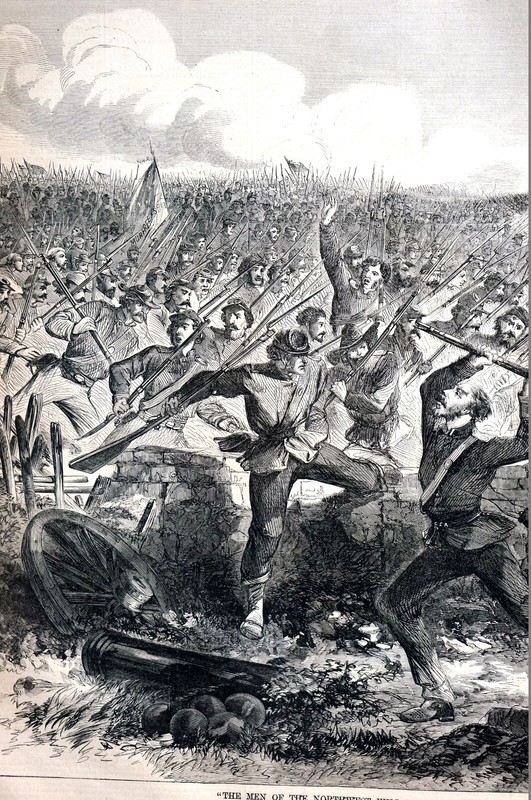 General John Logan Statement 1863 MEN OFF THE NORTHWEST WILL HEW WAY Large Print gallery