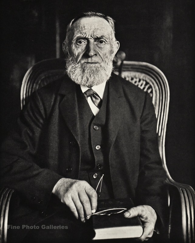 1925/71 Vintage AUGUST SANDER Scholar Bearded Old Man Photo Gravure Art 12×16