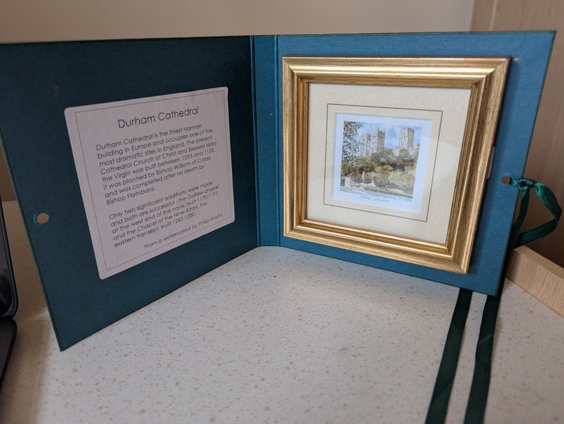 Miniature print of Durham Cathedral (Philip Martin)