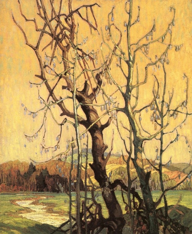 Franklin Carmichael – Spring VINTAGE art print antique painting