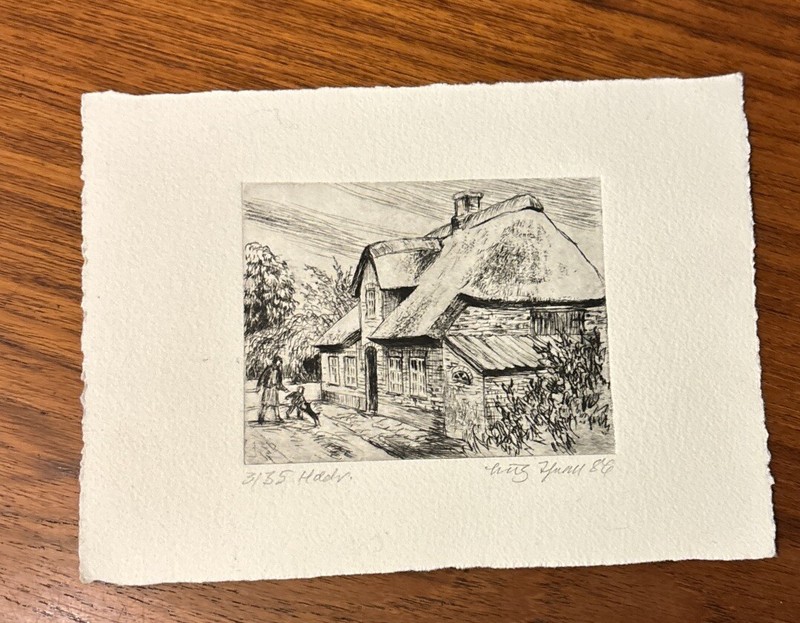 B/W print, circa 1986, landscape
