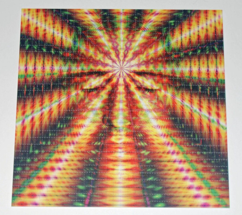 Open Your Mind Trip Blotter Art Print from 2000s Third Eye Psychedelic Poster