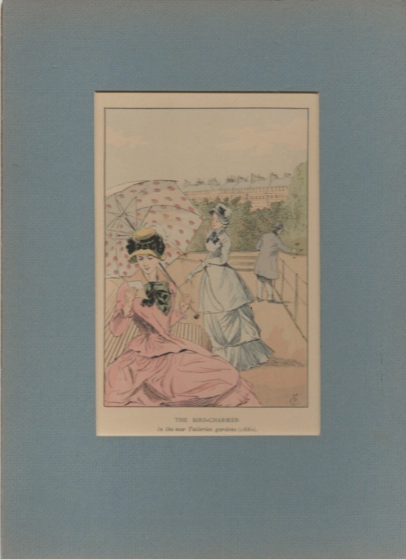 1898 Women’s History of French Fashion Watercolor Print #87
