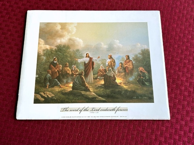 The Word of the Lord Endureth Forever Glossy Print 8″x10″ Catholic Christian
