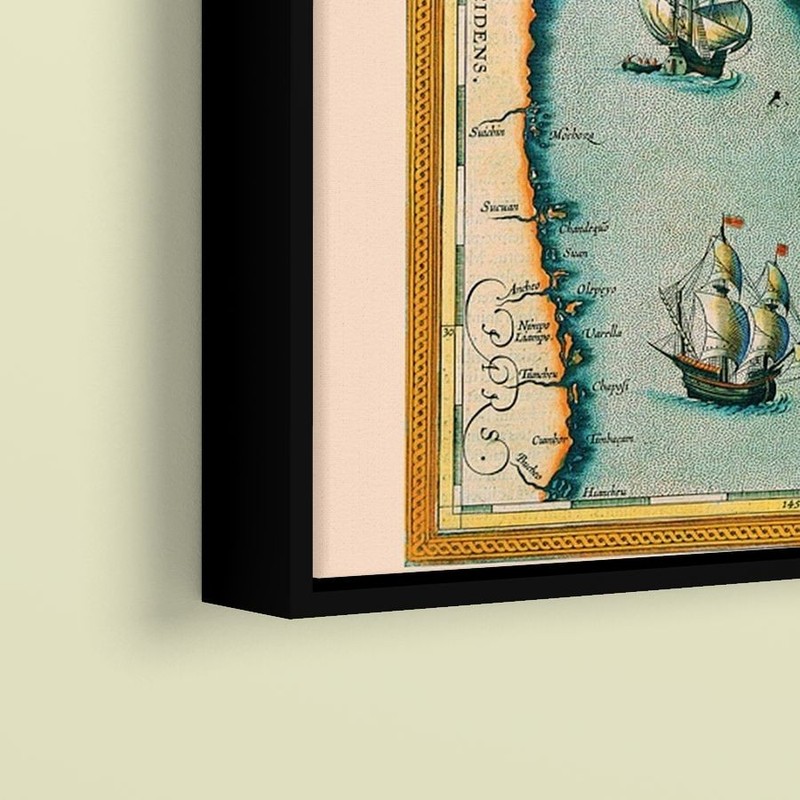 Abraham Ortelius - Description of the Japanese Islands - Paper or Canvas gallery