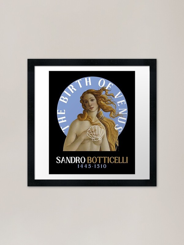 The Birth of Venus Sandro Botticell Framed Wall Art Poster Canvas Print Picture