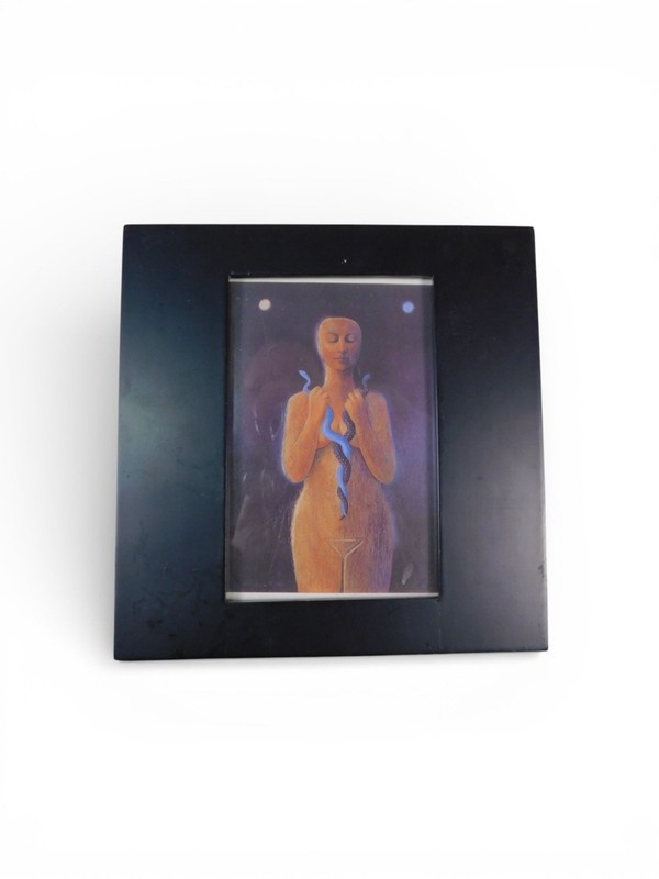 Vintage Framed Goddess Serpent Art Print Cris Fulton Pomegranate