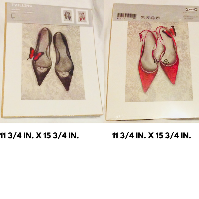 Shoes Butterfly Set of 2 Pictures Ikea Janie Secker 11 in. x 15 in. Posters