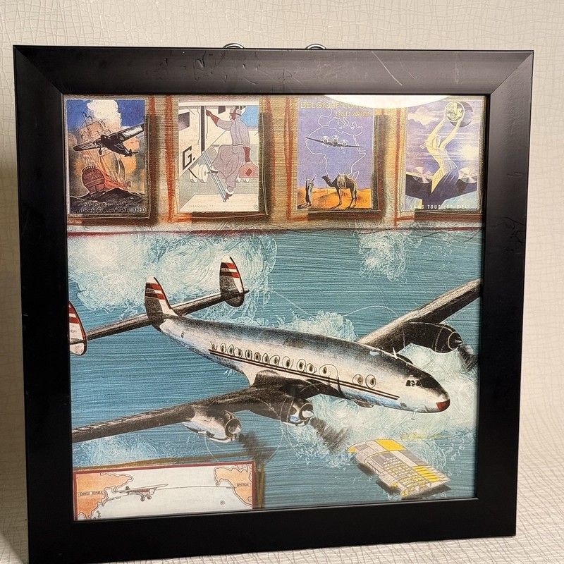 Skyliner Constellation Framed Art Michael Warnica Aviation Print