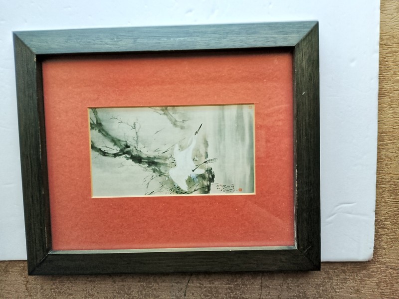 Willow Pond in Spring Rain by Gao Weng Museum quality reproduction Neutral color gallery