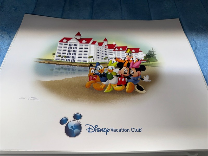 WDW Commemorative Don Williams Litho W Cert Of Authenticity Grand Floridian 2014