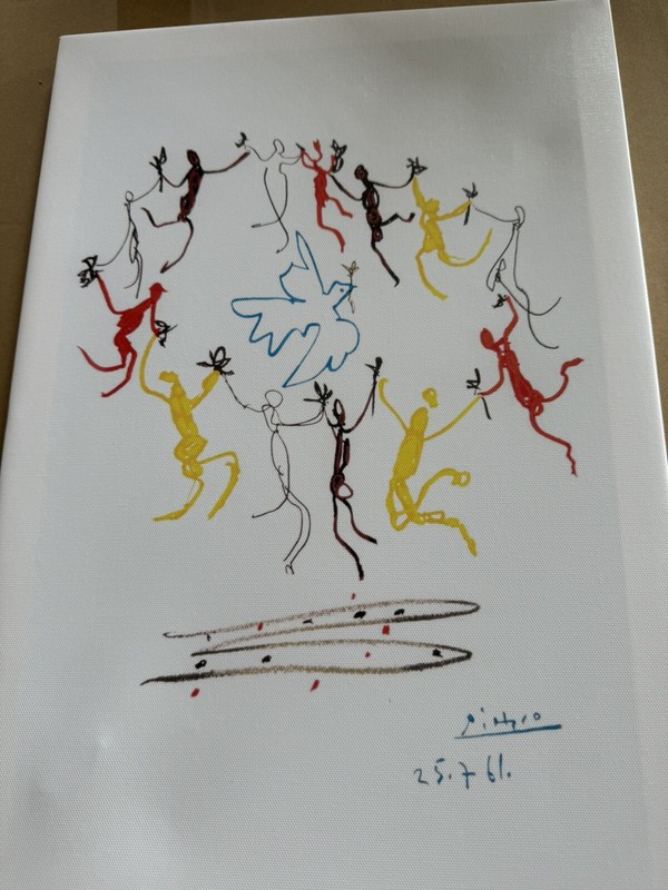 12 X 18 Picasso print ready to hang NEW Shipping Included