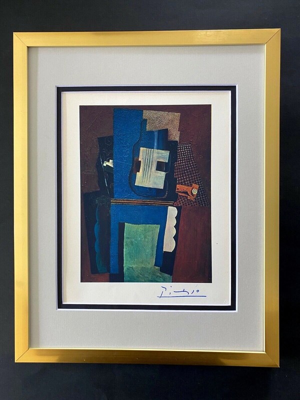 PABLO PICASSO 1948 ICONIC SIGNED ART PRINT FRAMED CONTEMPORARY DECOR