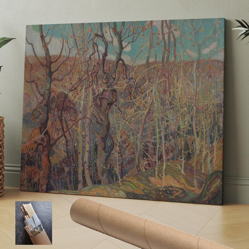 Trees Franklin Carmichael Tangle Landscape CANVAS WALL ART 30×24 in