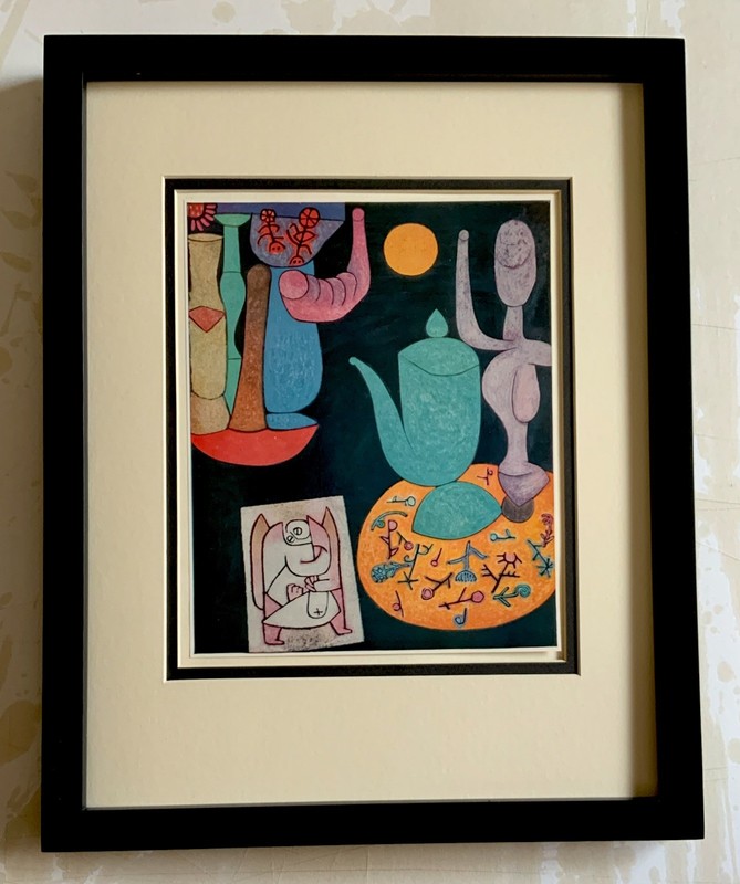 Paul Klee “Still Life” Orign’l Print From 1955 Abrams Art Folio 15 1/4”x 12 1/4”