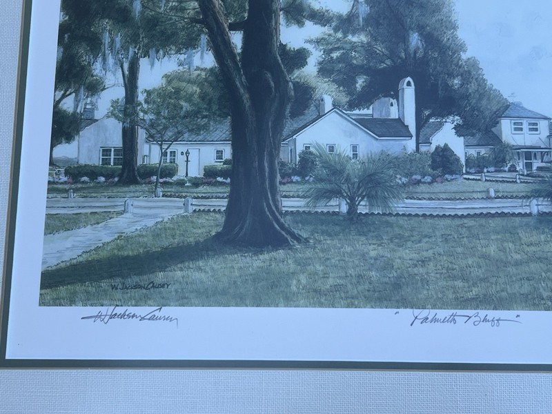 W. Jackson Causey “Palmetto Bluff” 1989 Signed Limited Edition Print Framed gallery
