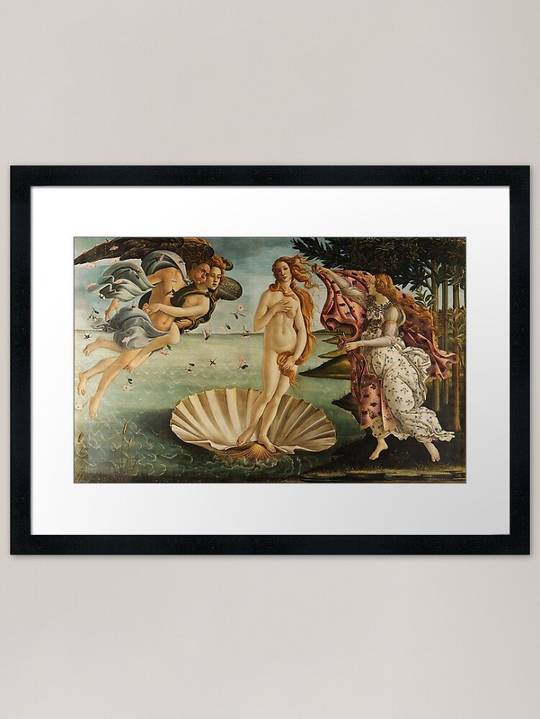 the birth of venus Framed Art Print Framed Wall Art Poster Canvas Print Picture
