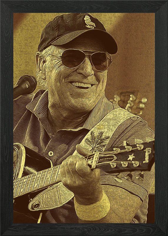 Jimmy Buffett Vintage 23 Framed Wall Art Poster Canvas Print Picture