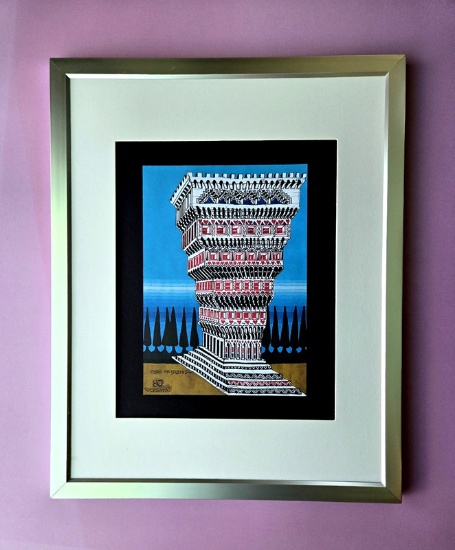 PEDRO FRIEDEBERG SIGNED PRINT + SURREAL ART + FRAMED COLLECTOR PIECE