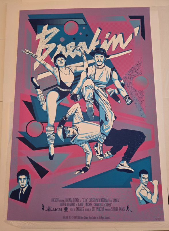 Jeff Proctor – Breakin’ 24×36 – Variant (# 01 of 75) – Skuzzles 2016 – Exc Cond