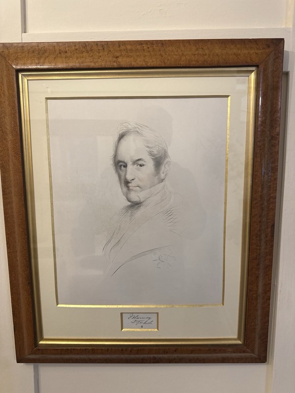 Sir John Harvey (1778-1852) Portrait Lithograph After Stephen Pearce
